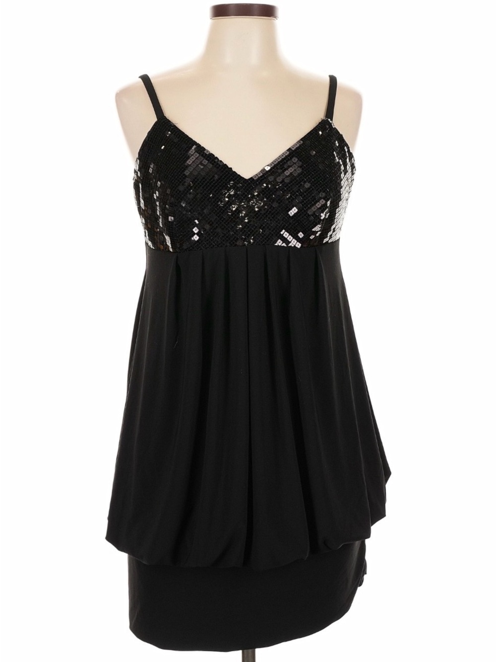 R&M Richards Black Dress with Label Detail